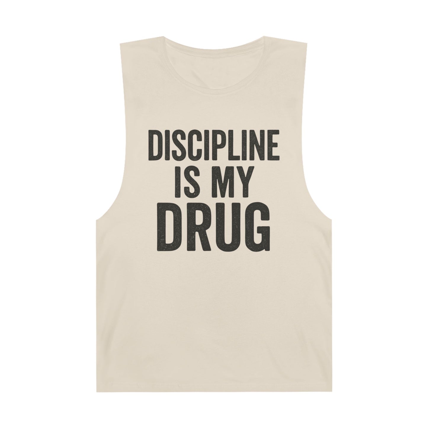 Discipline Is My Drug Unisex Tank Top - Motivational Fitness Apparel - Riff Raff Wear