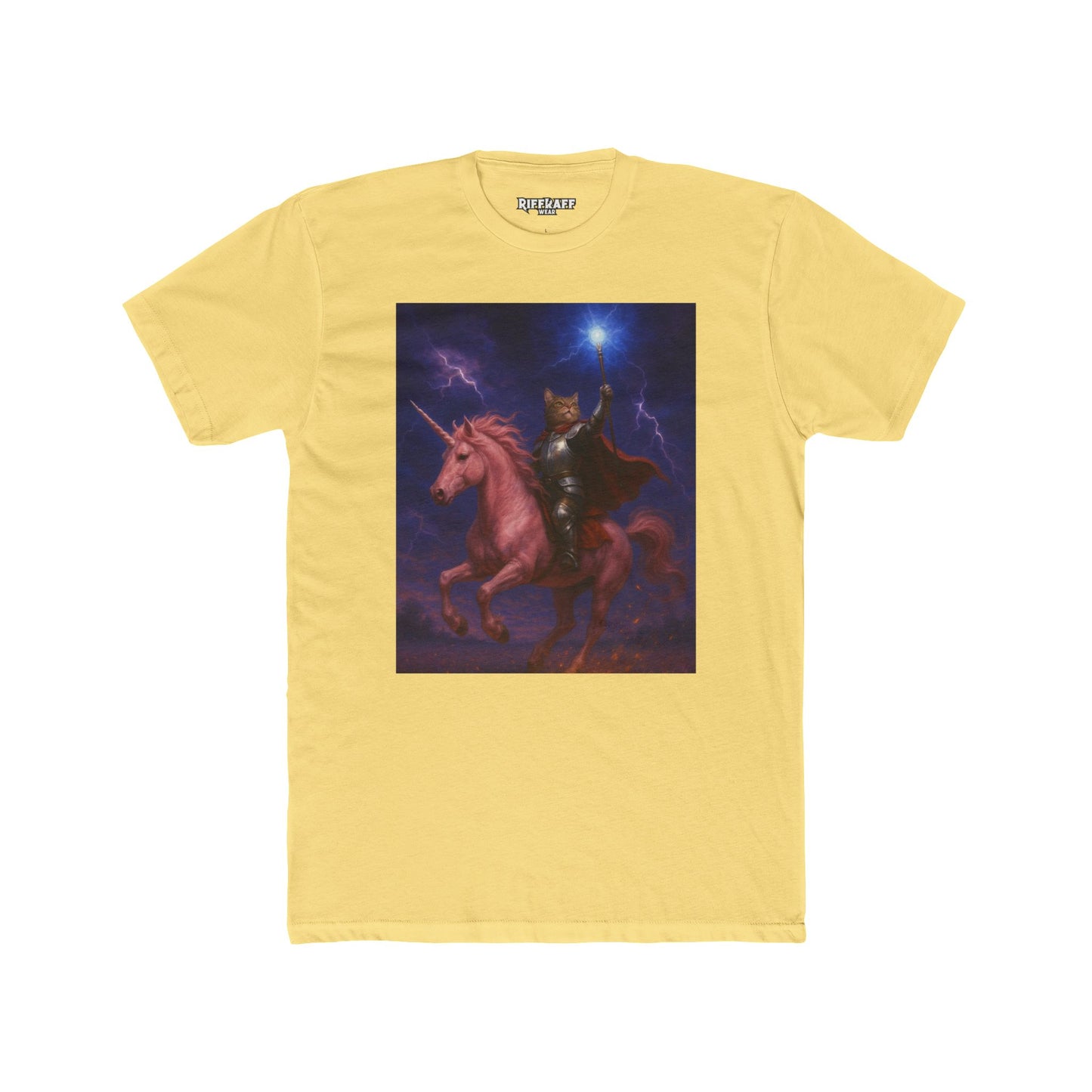 Epic Unicorn Warrior Unisex Cotton Crew Tee – Fantasy Tee for Animal Lovers - Riff Raff Wear