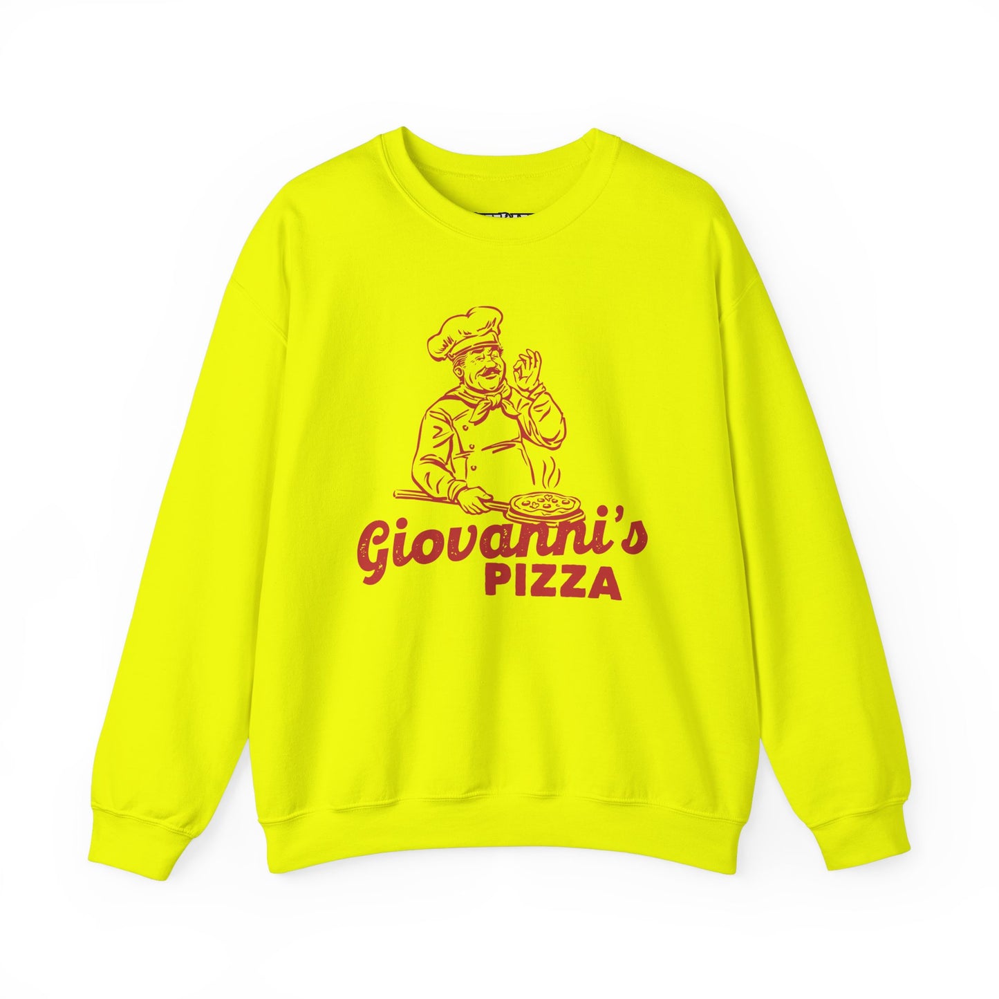 Giovanni's Pizza Unisex Crewneck Sweatshirt - Perfect for Pizza Lovers - Riff Raff Wear