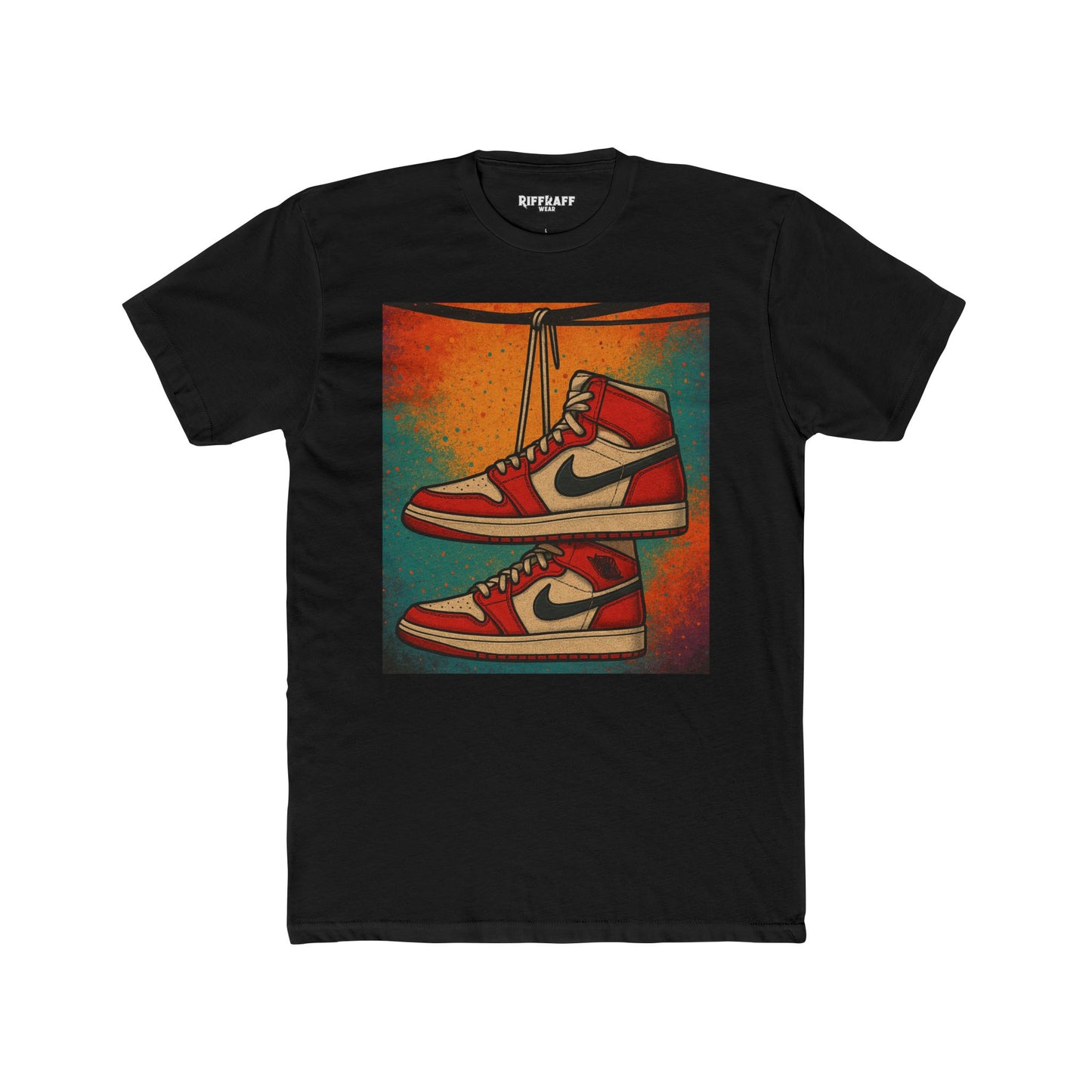 Urban Sneaker Art Tee, Vintage Streetwear, Unisex Graphic T-Shirt - Riff Raff Wear