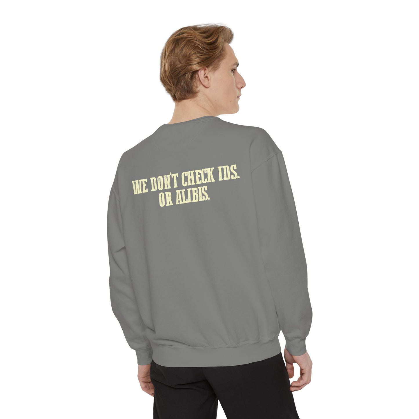 Funny Gator's Bar & Grill Sweatshirt | Unisex Garment-Dyed Crewneck - Riff Raff Wear