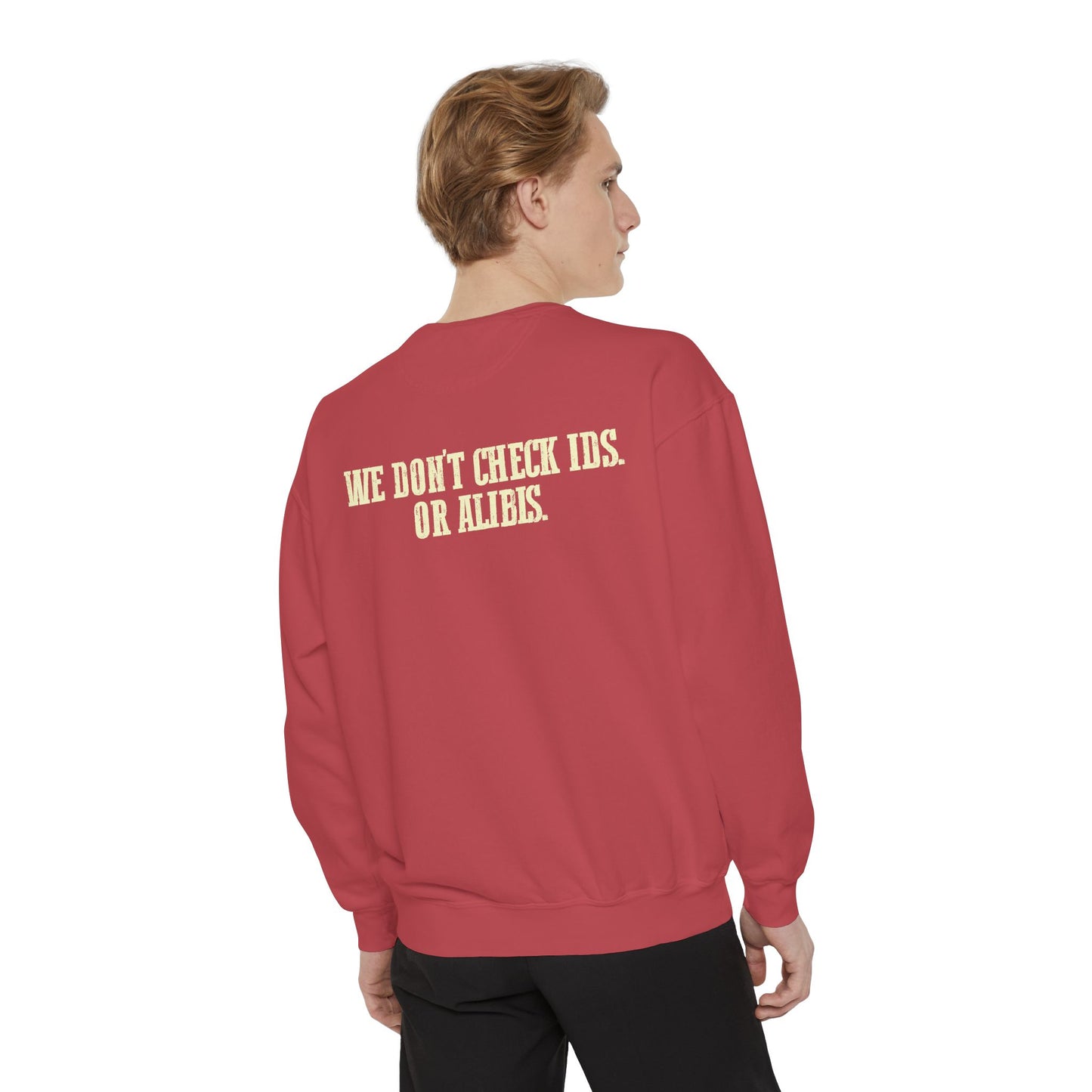 Funny Gator's Bar & Grill Sweatshirt | Unisex Garment-Dyed Crewneck - Riff Raff Wear