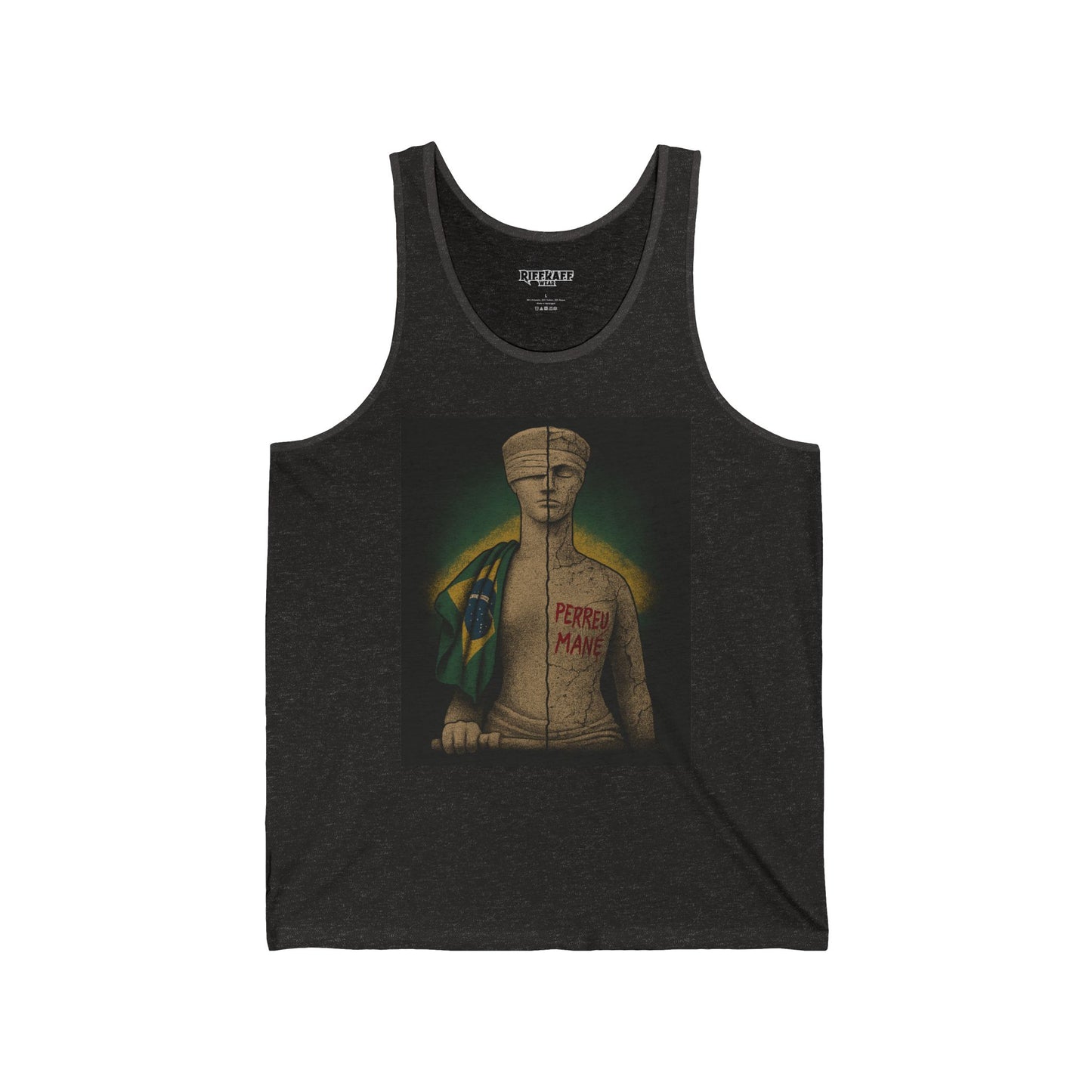 Peperoni Man Unisex Jersey Tank - Artistic Graphic Tee for Summer Vibes - Riff Raff Wear