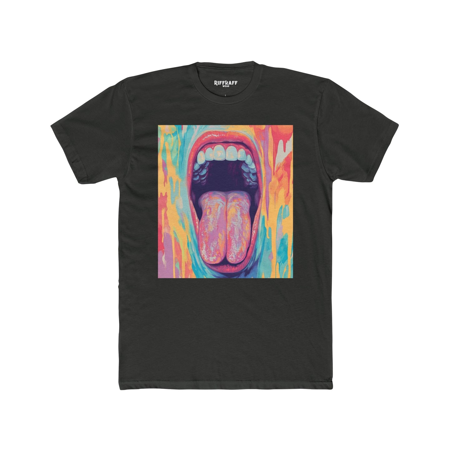 Colorful Expression Graphic Tee - Unisex Cotton Crew Mouth - Riff Raff Wear