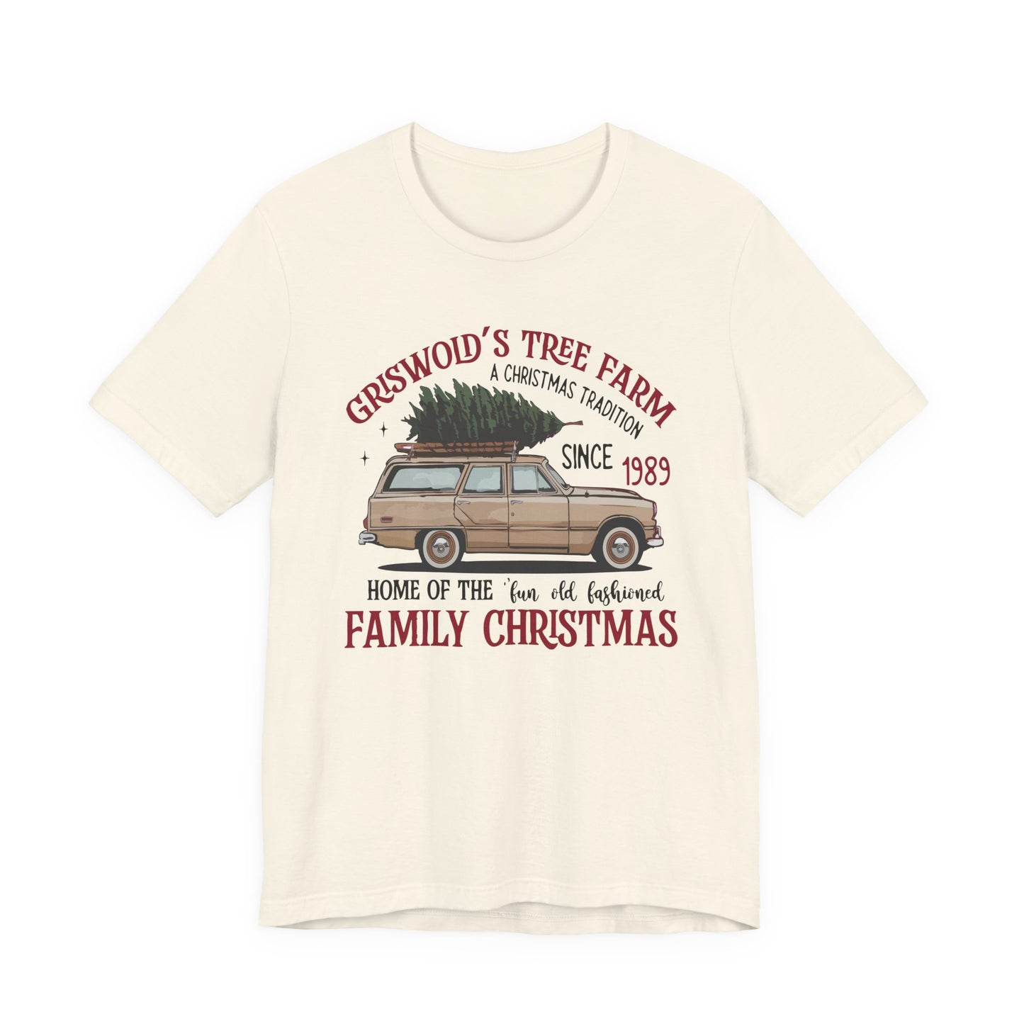 Family Christmas Tree Farm Tee, Unisex Holiday T-Shirt, Perfect for Christmas Celebrations, Gift for Tree Farmers, Cozy Holiday Vibes - Riff Raff Wear