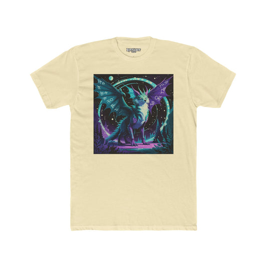 Mystical Dragon Unisex Cotton Crew Tee - Fantasy T-Shirt for Men & Women - Riff Raff Wear