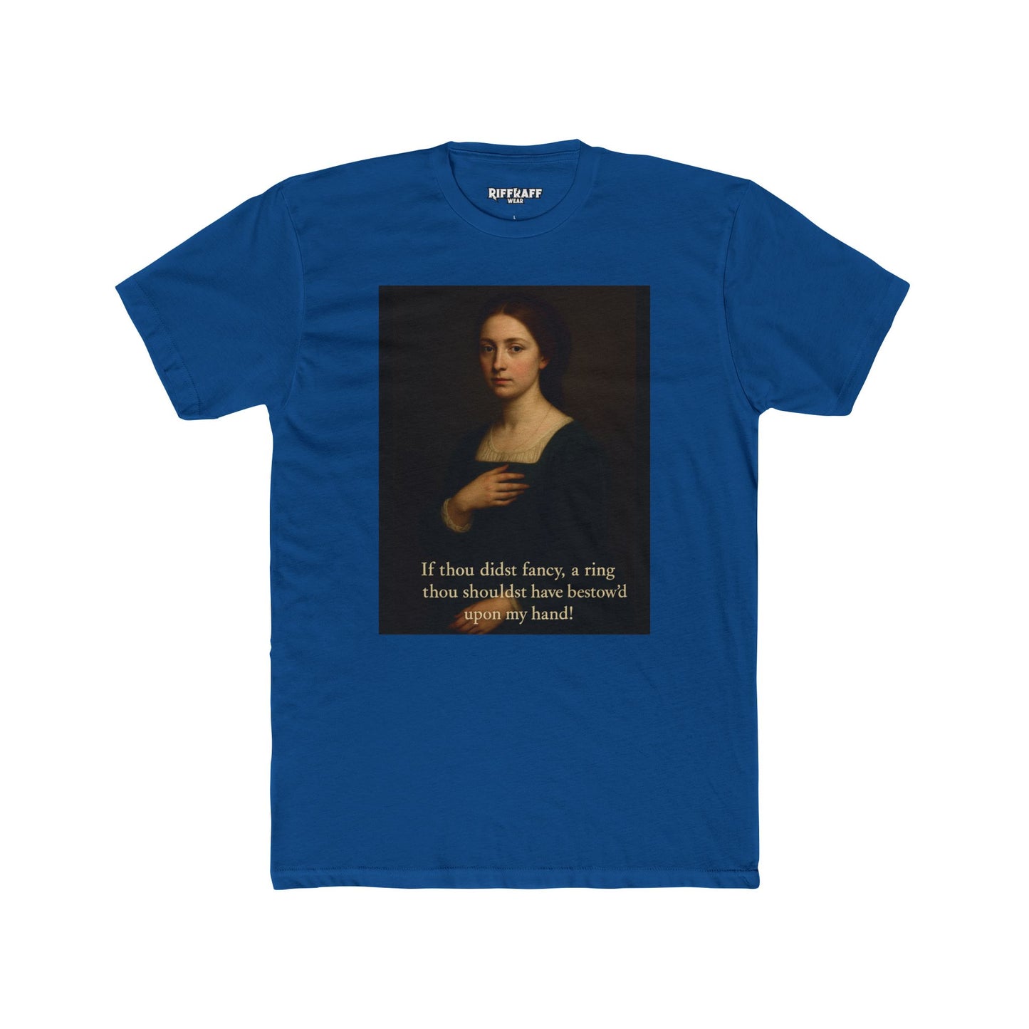Artistic Unisex Cotton Crew Tee with Quote - Casualwear, Gift for Art Lovers - Riff Raff Wear
