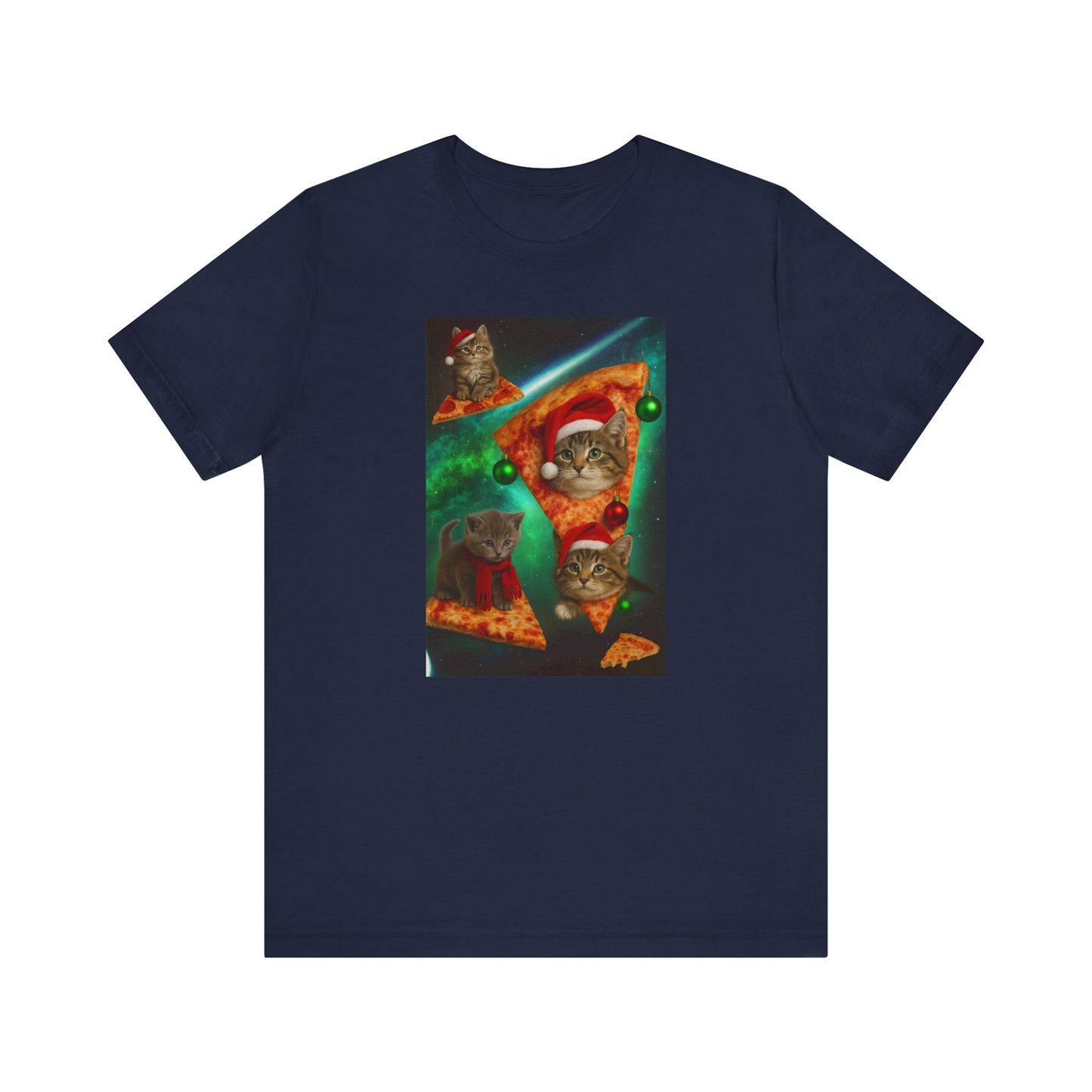 Pizza Cat Unisex Tee, Funny Cat T-Shirt, Cat Lover Gift, Cute Pet Apparel, Trendy Pizza Shirt, Cool Cat Design - Riff Raff Wear