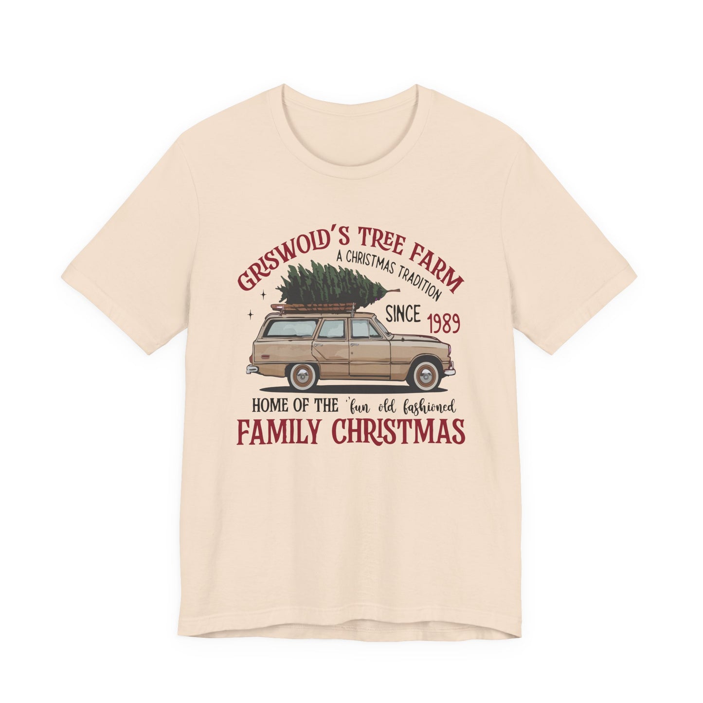 Family Christmas Tree Farm Tee, Unisex Holiday T-Shirt, Perfect for Christmas Celebrations, Gift for Tree Farmers, Cozy Holiday Vibes - Riff Raff Wear