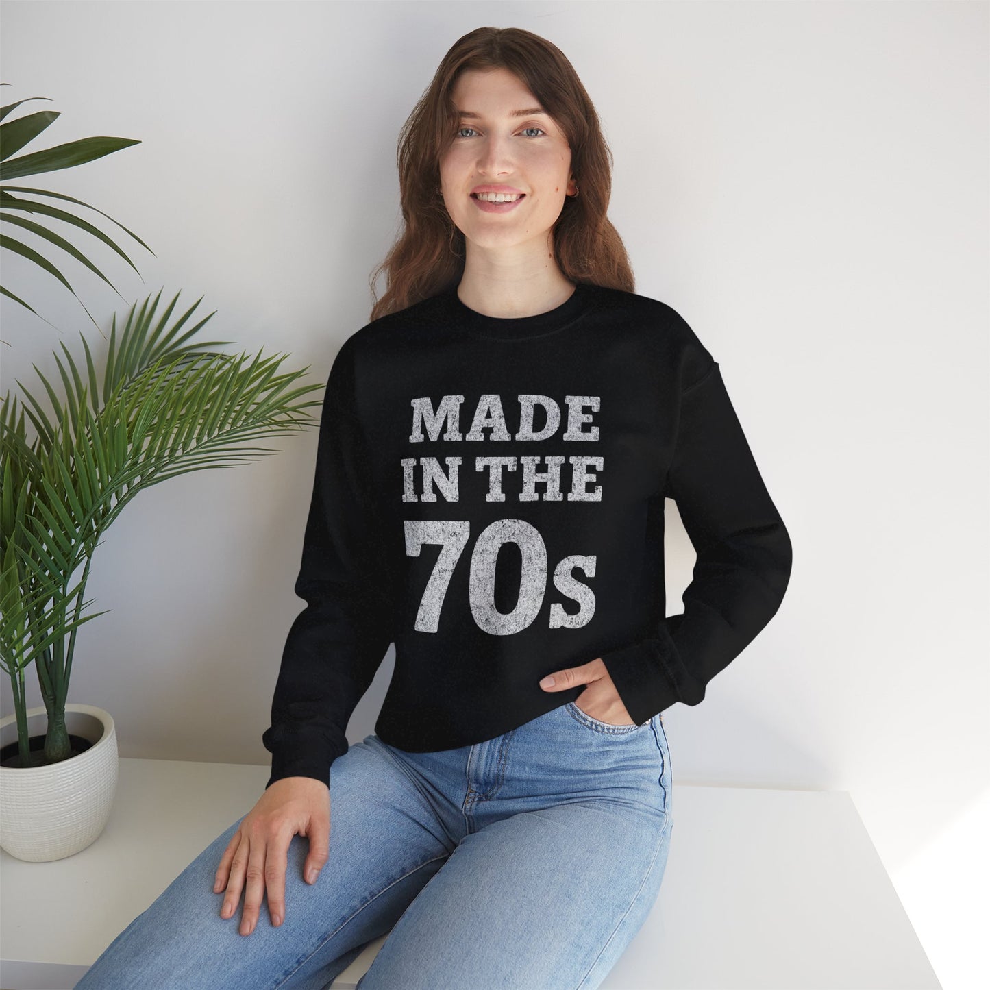 Retro 70s Crewneck Sweatshirt - Made in the 70s - Riff Raff Wear
