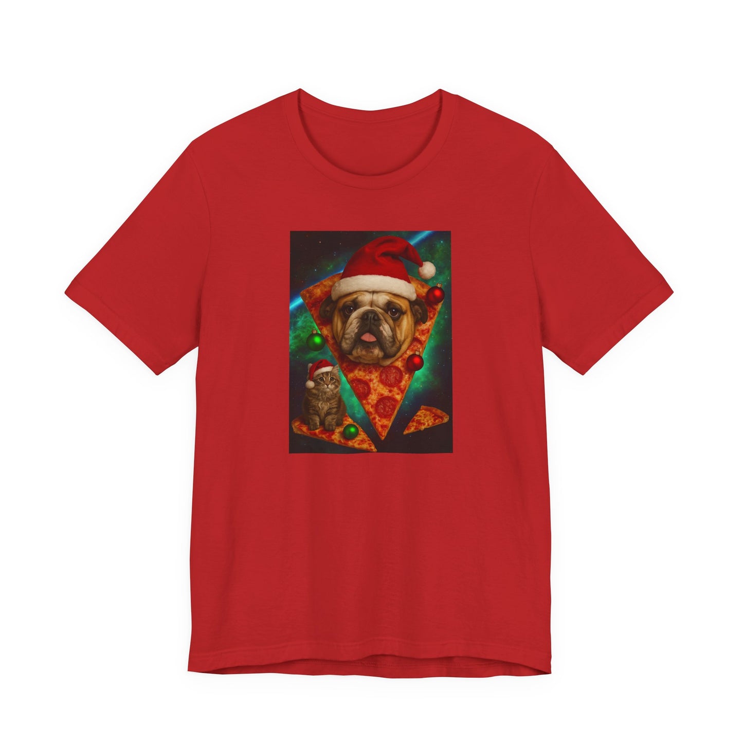 Funny Christmas Pug Shirt, Holiday Tee, Pet Lover Gift, Unisex Festive T-Shirts, Cute Animal Apparel, Christmas Party Outfit - Riff Raff Wear