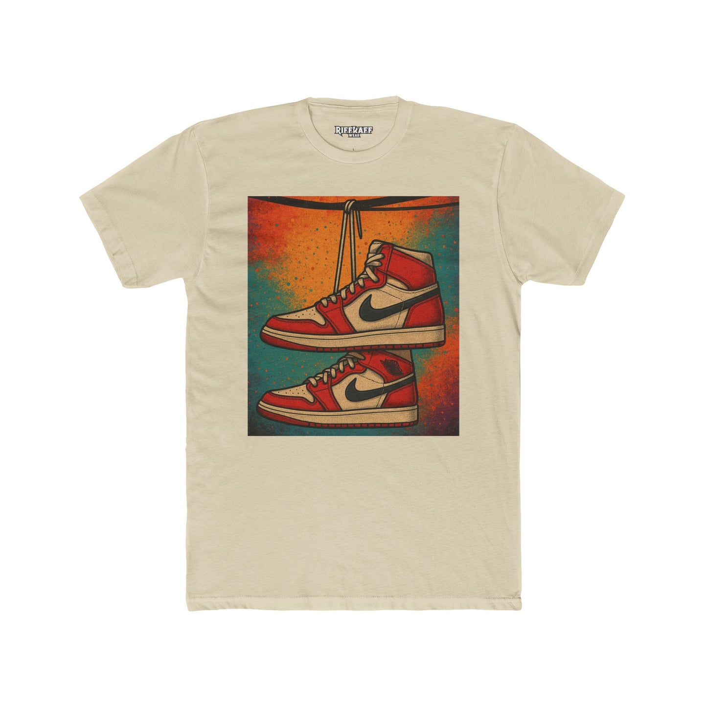 Urban Sneaker Art Tee, Vintage Streetwear, Unisex Graphic T-Shirt - Riff Raff Wear