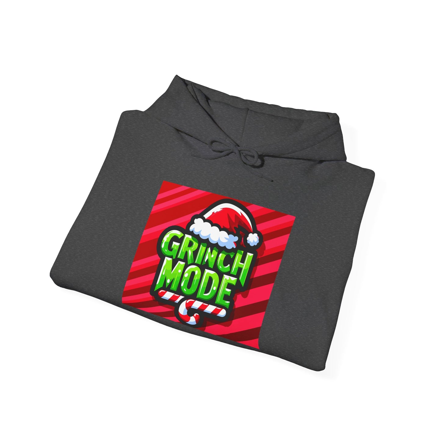 Festive Grinch Mode Hoodie - Cozy Holiday Apparel, Christmas Gift, Unisex Sweatshirt, Fun Winter Wear, Gift for Grinch Lovers - Riff Raff Wear