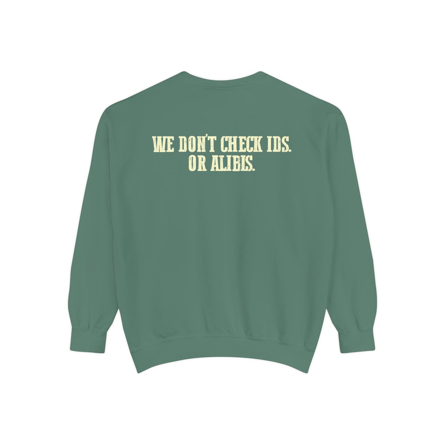 Funny Gator's Bar & Grill Sweatshirt | Unisex Garment-Dyed Crewneck - Riff Raff Wear