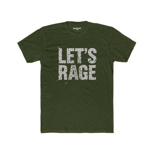 Unisex Cotton Crew Tee - Let's Rage Graphic T-Shirt for Music Lovers - Riff Raff Wear