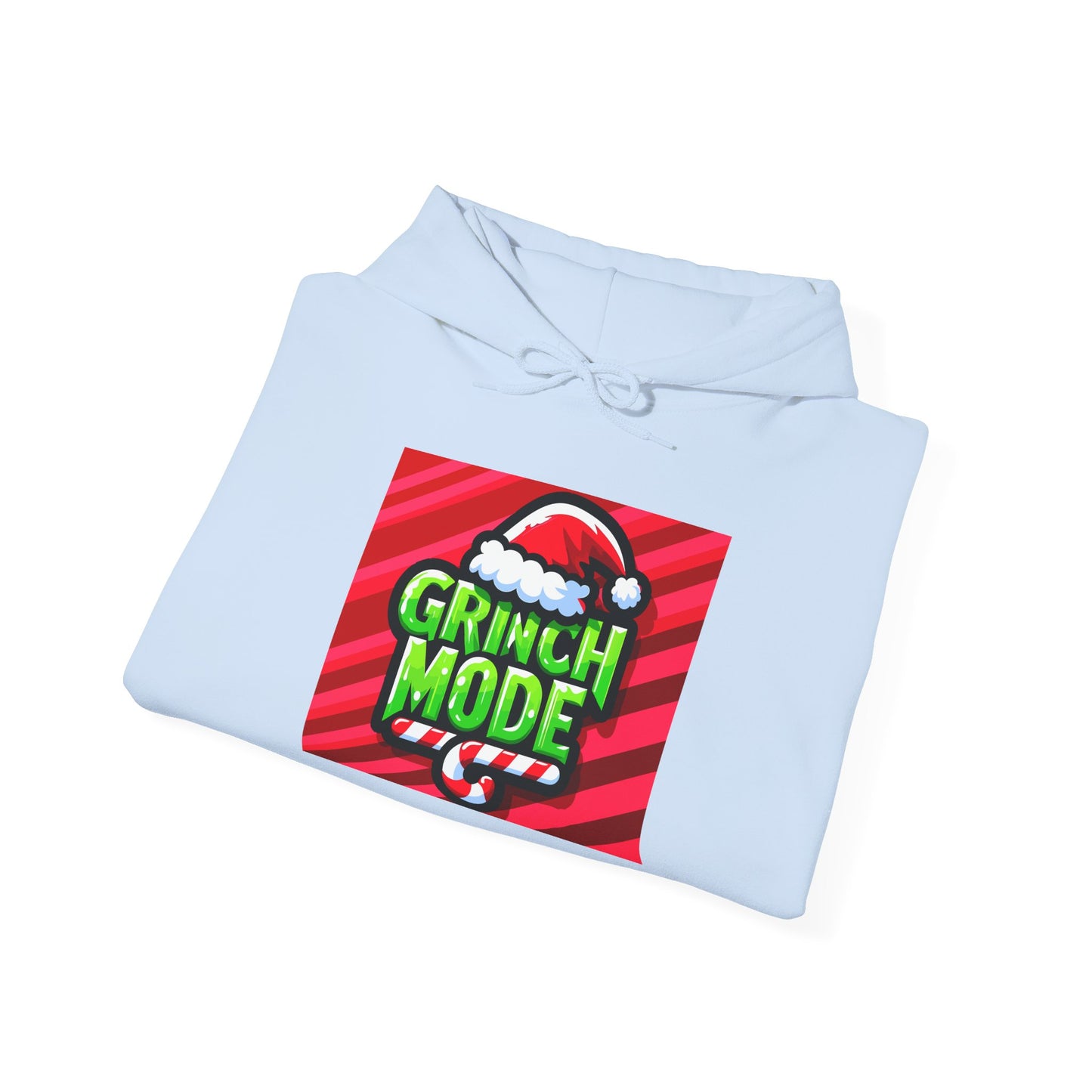 Festive Grinch Mode Hoodie - Cozy Holiday Apparel, Christmas Gift, Unisex Sweatshirt, Fun Winter Wear, Gift for Grinch Lovers - Riff Raff Wear
