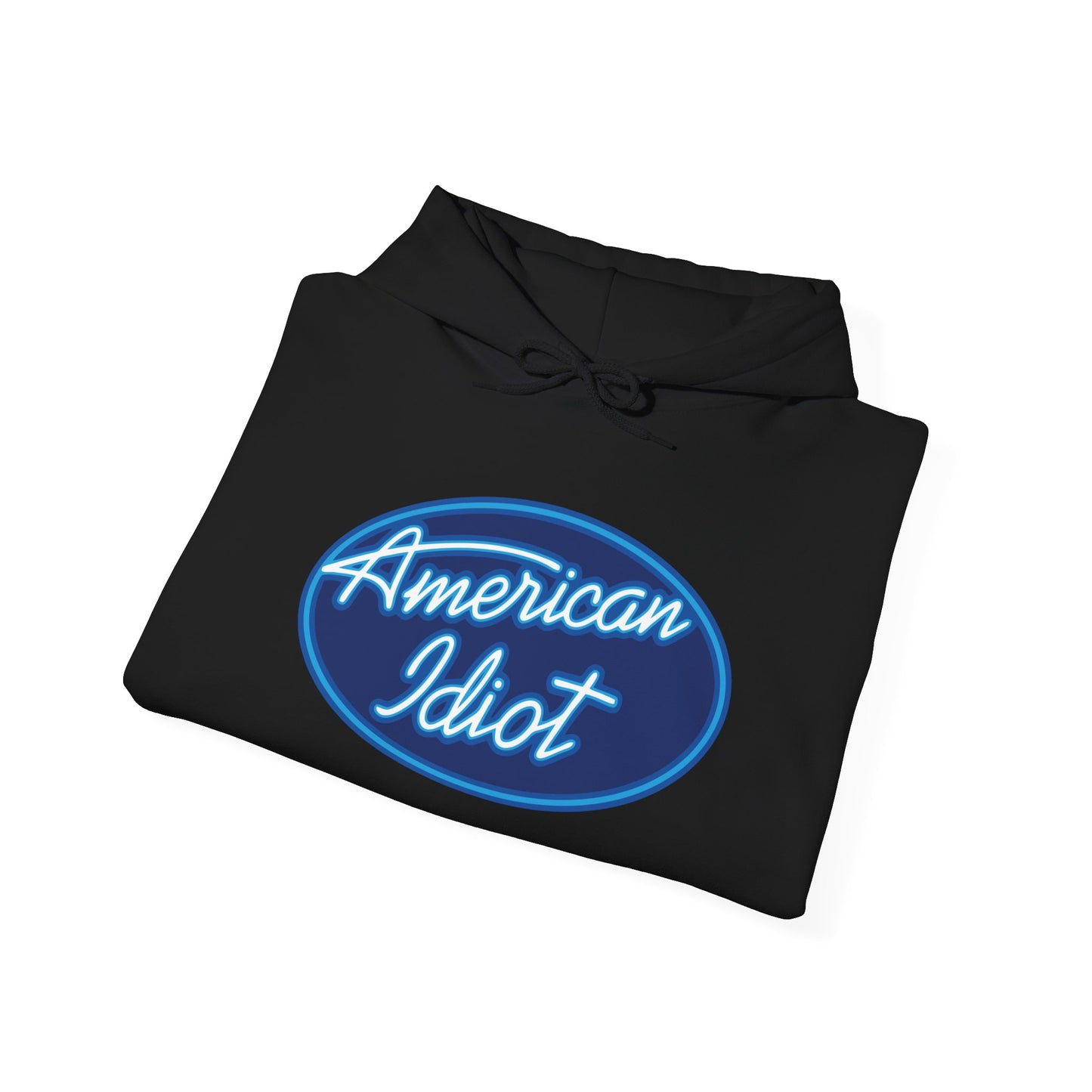Parody Logo Series - American Idiot Neon Hoodie - Unisex Heavy Blend™ Sweatshirt - Riff Raff Wear