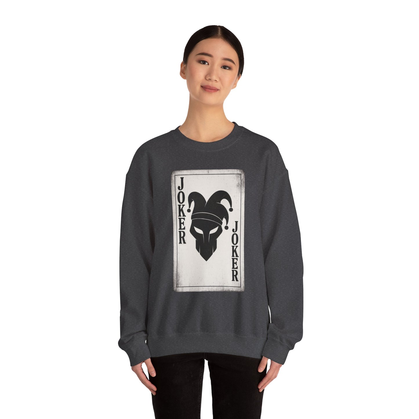Joker Graphic Sweatshirt - Unisex Heavy Blend Crewneck - Riff Raff Wear