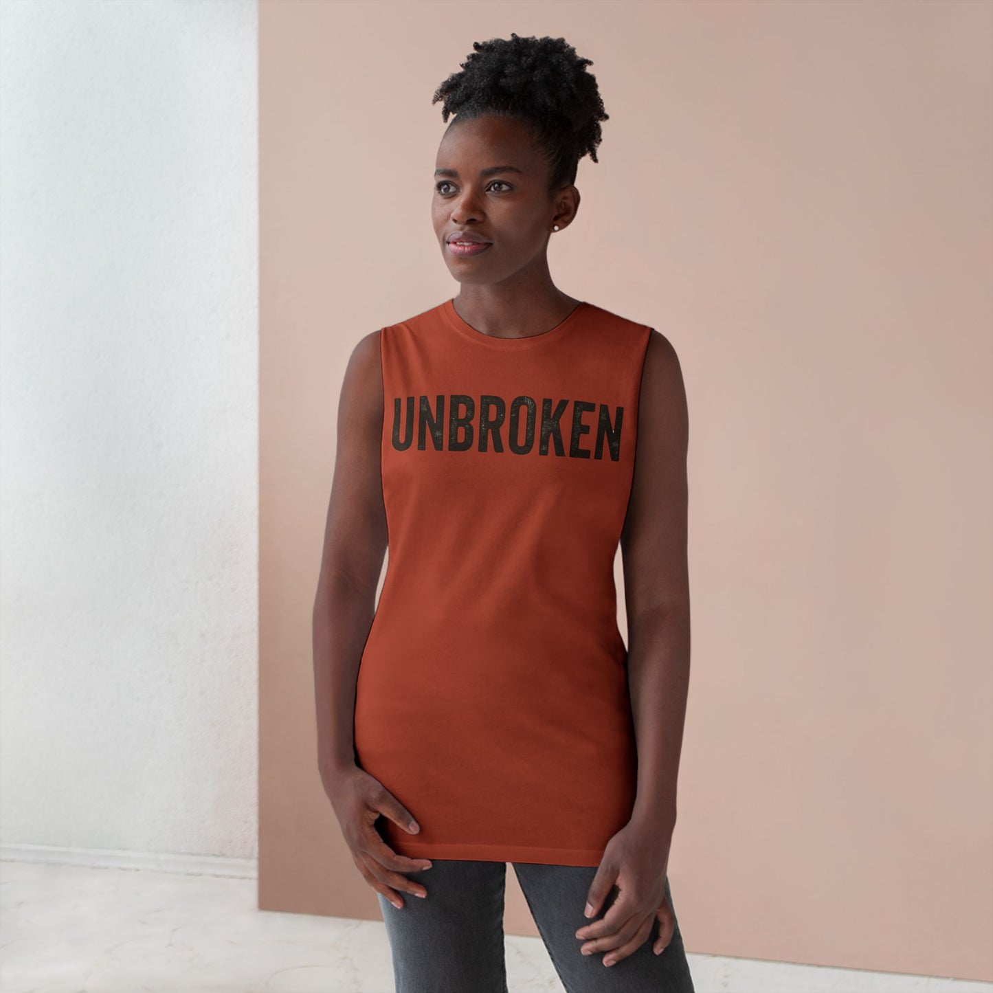 Unisex Unbroken Tank - Motivational Workout Apparel - Riff Raff Wear