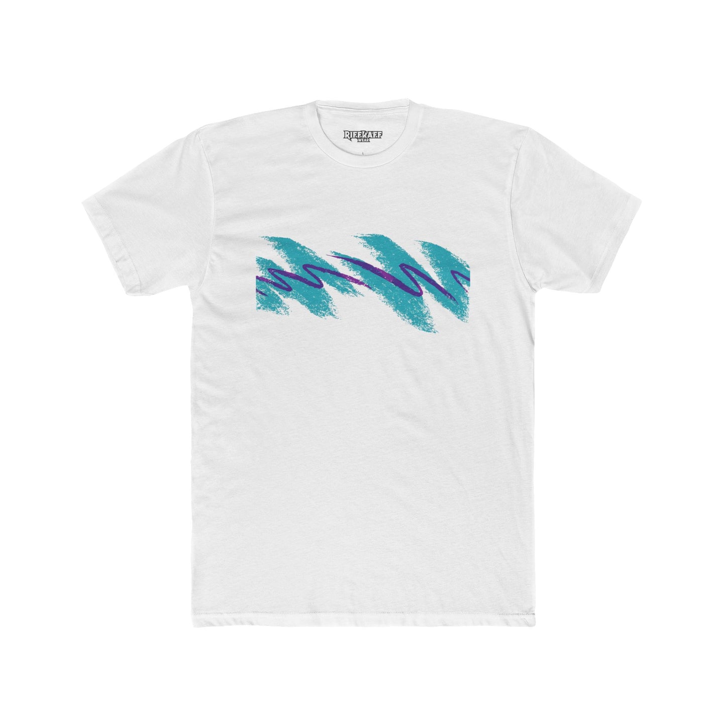 Retro Wave Unisex Cotton Crew Tee - Perfect for Casual Vibes - Riff Raff Wear