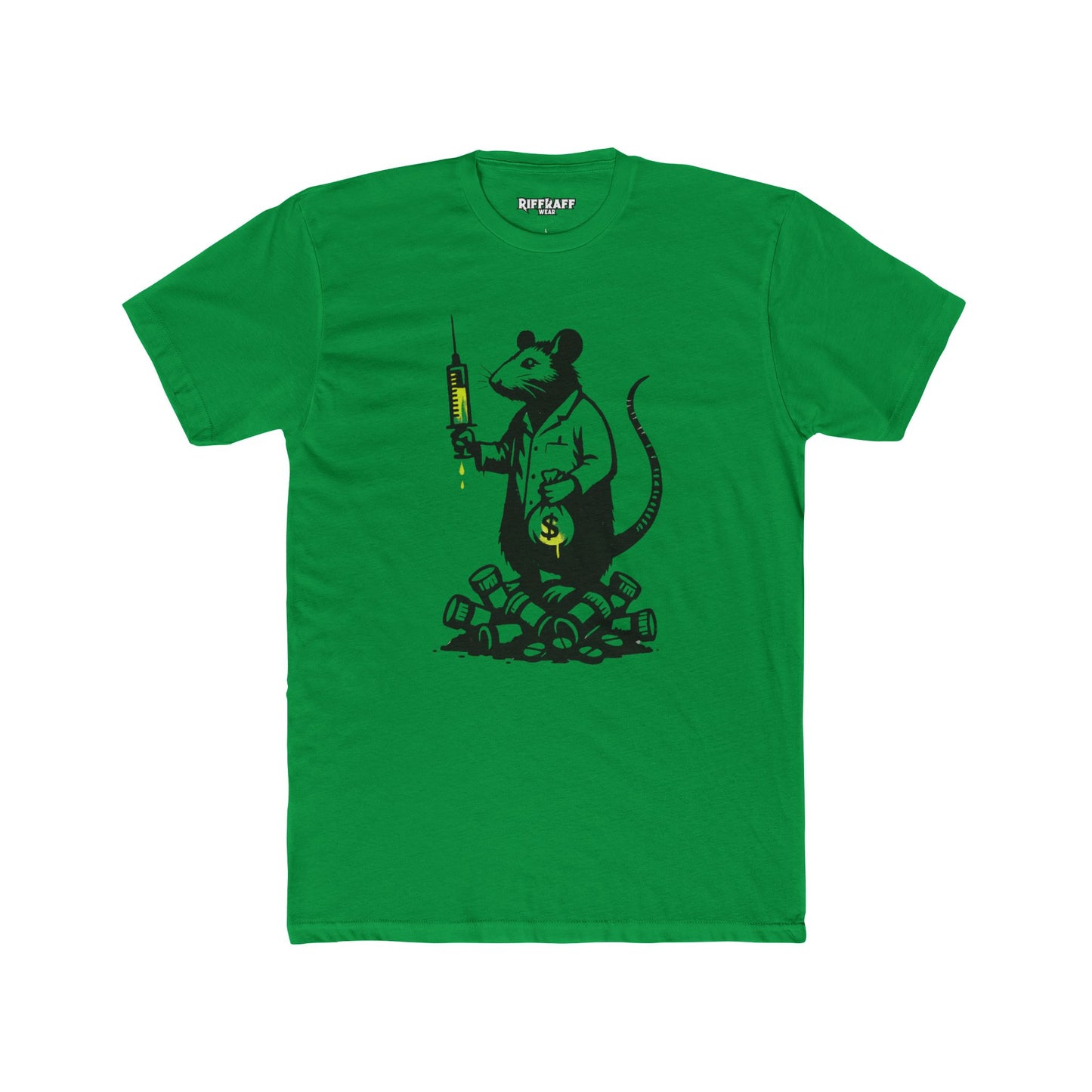 Rat Doctor Unisex Cotton Crew Tee - Statment T-Shirt - Riff Raff Wear