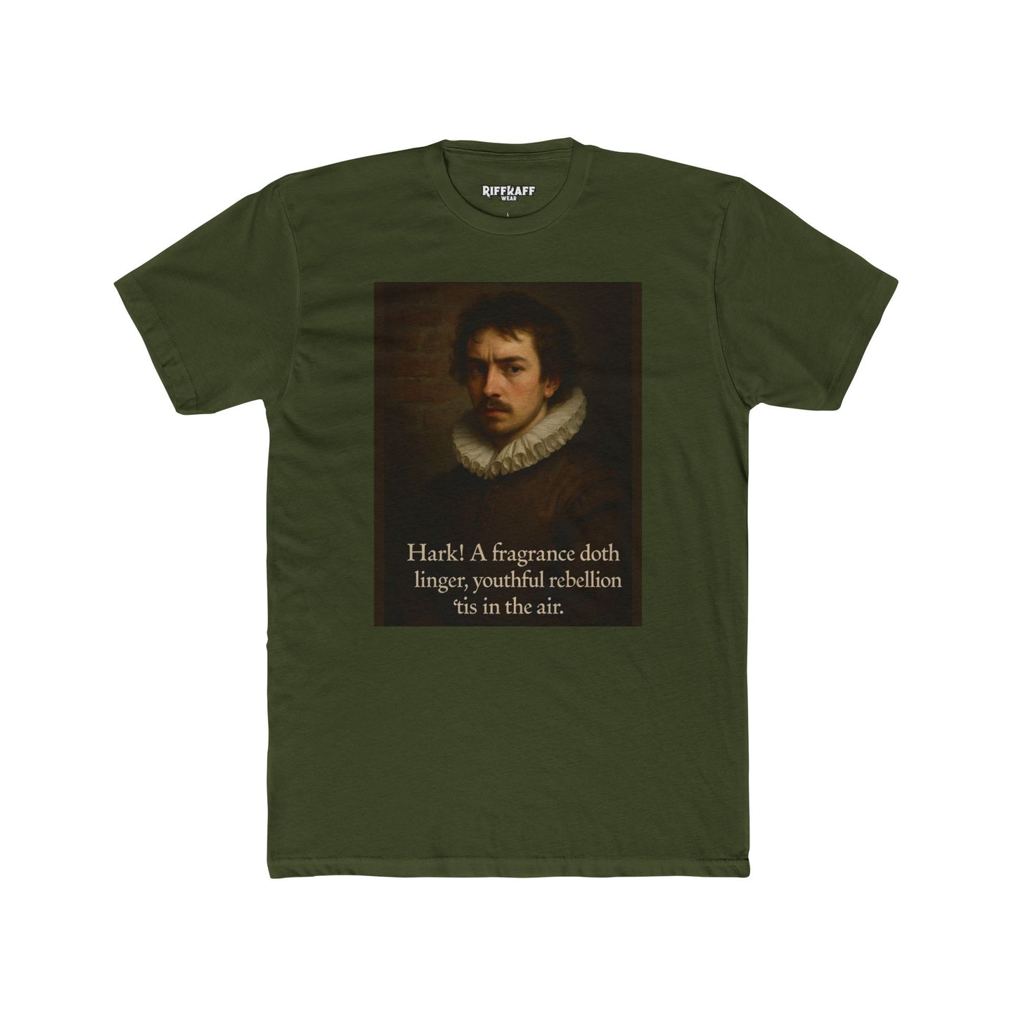 Art-Inspired Unisex Cotton Crew Tee, Casual Wear, Gift for Art Lovers, Vintage - Riff Raff Wear