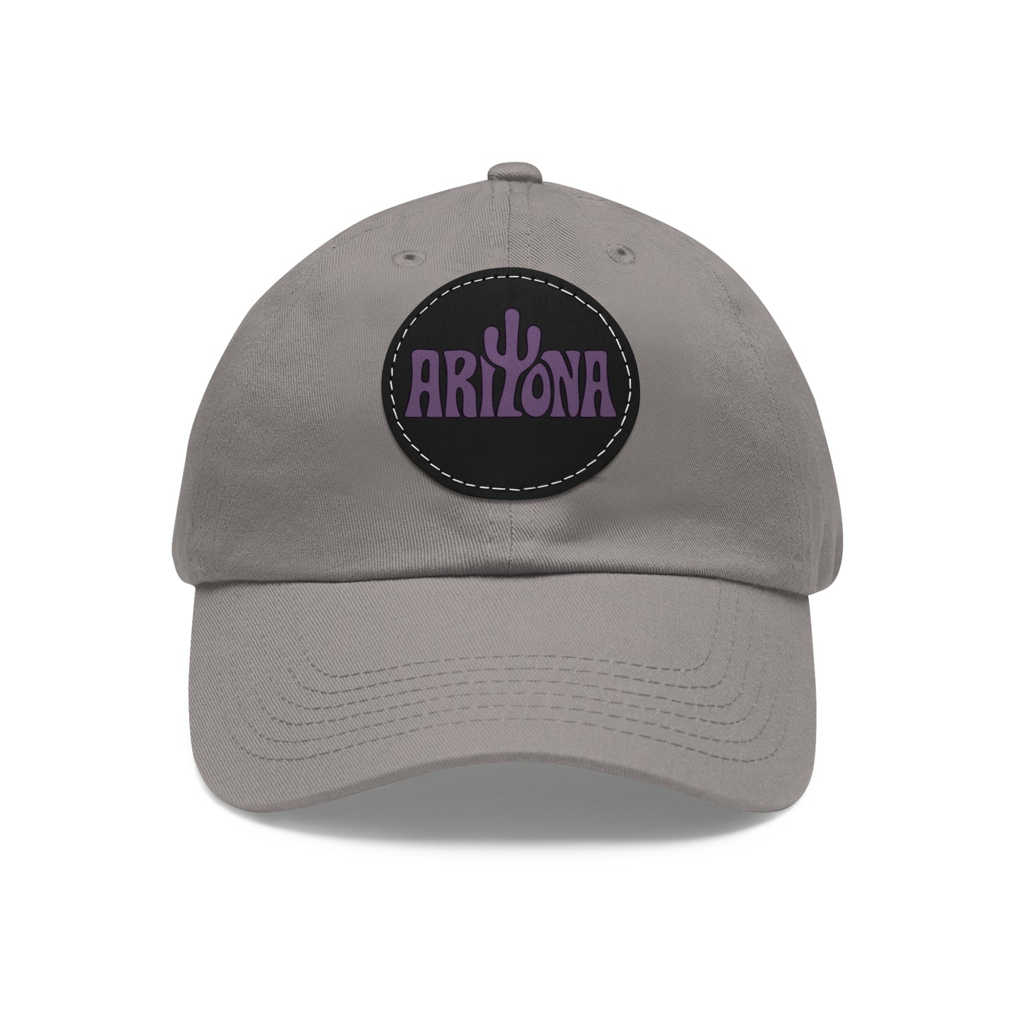 Arizona Dad Hat with Leather Patch - Casual & Stylish Cap