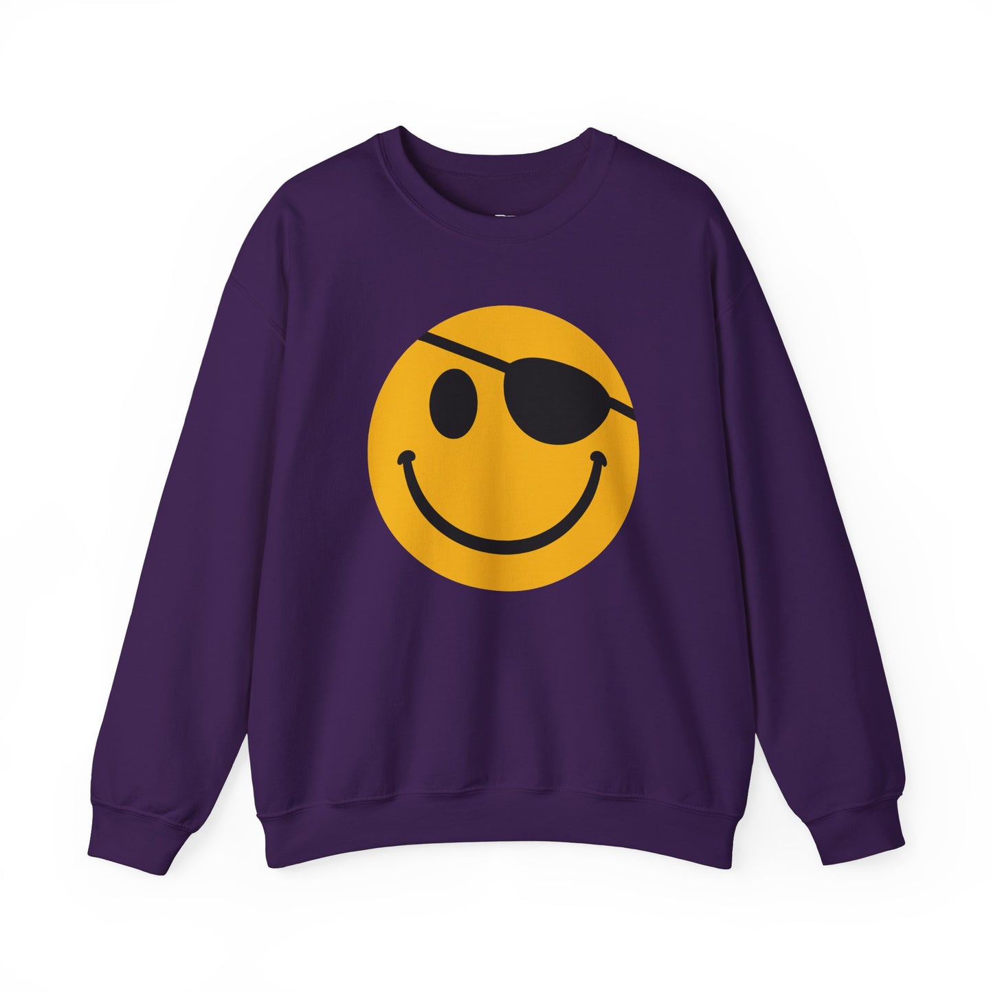 Pirate Smile Crewneck Sweatshirt - Unisex Heavy Blend - Riff Raff Wear
