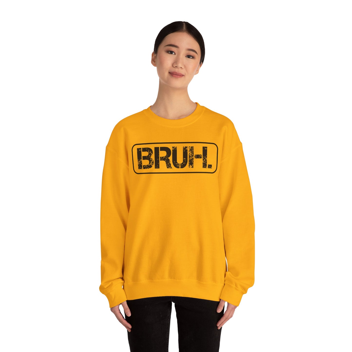 Bruh. Unisex Heavy Blend™ Crewneck Sweatshirt - Riff Raff Wear