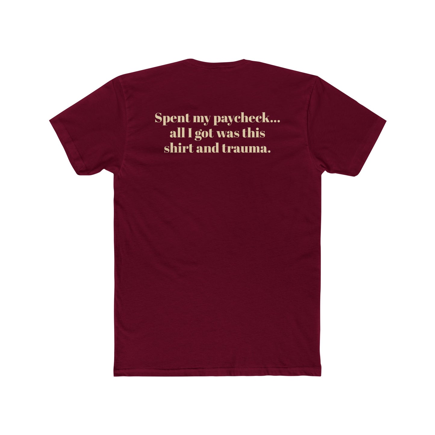 Mr. Happy's II Cafe Unisex Cotton Crew Tee - Fun Adult Humor T-Shirt - Riff Raff Wear Underground