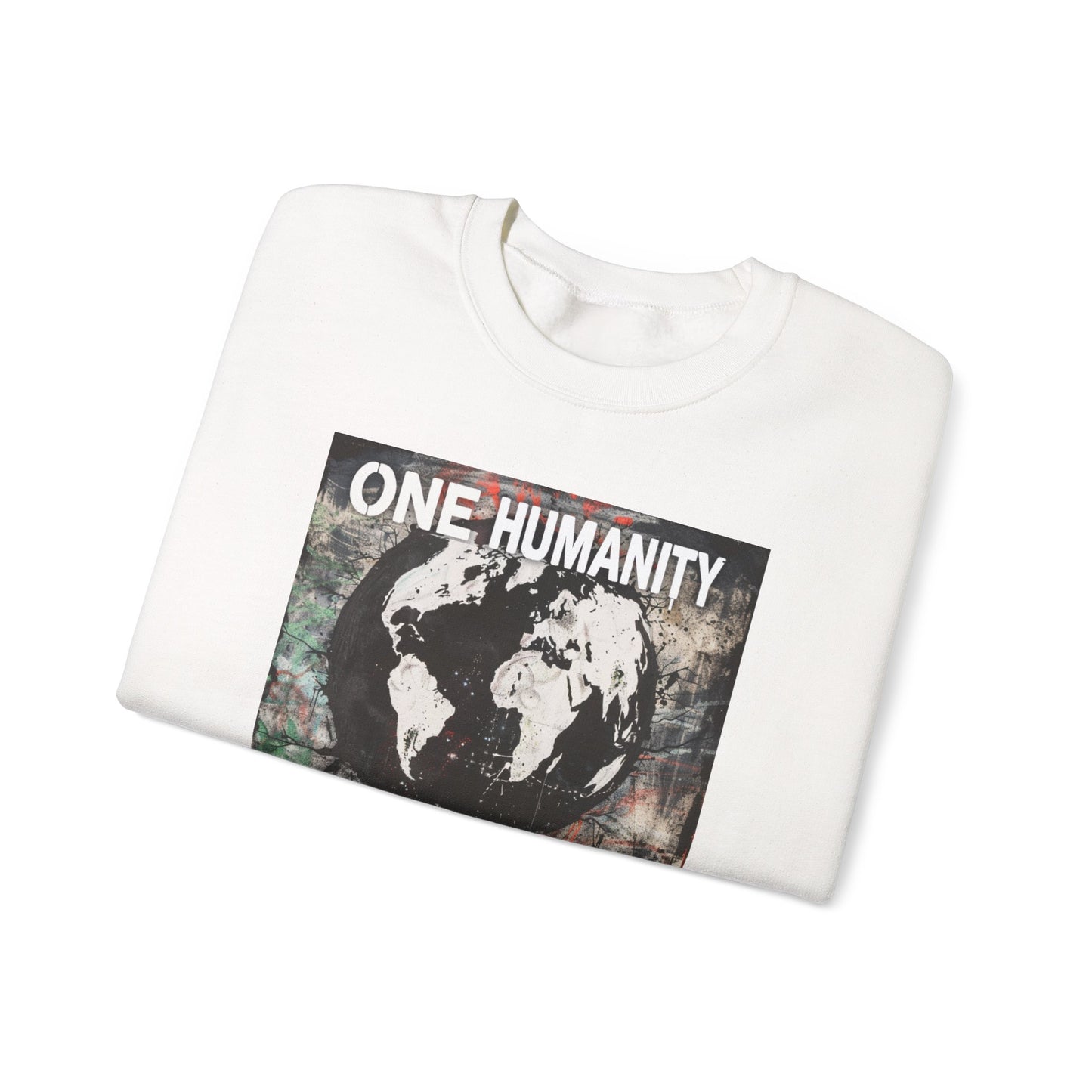 One Humanity Unisex Crewneck Sweatshirt - Comfortable & Stylish - Riff Raff Wear