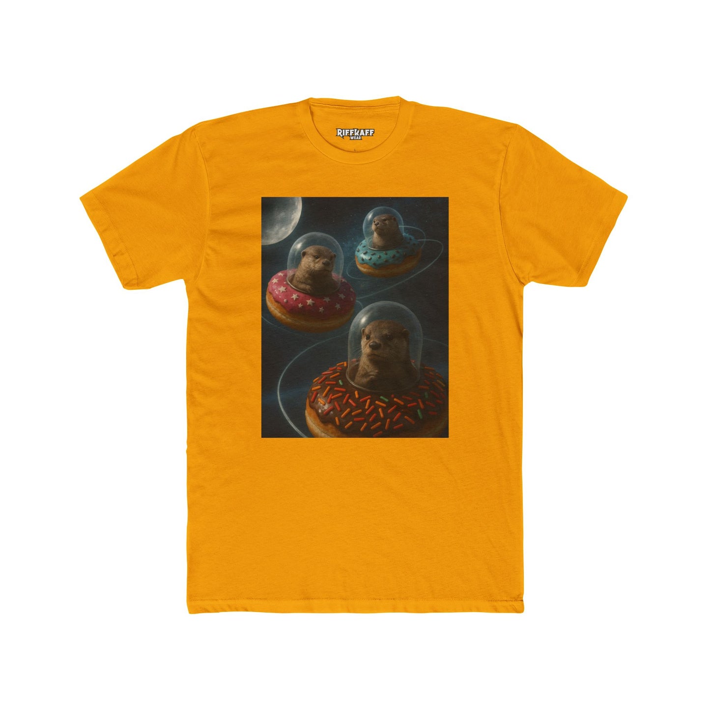 Otter Space Unisex Cotton Crew Tee - Riff Raff Wear