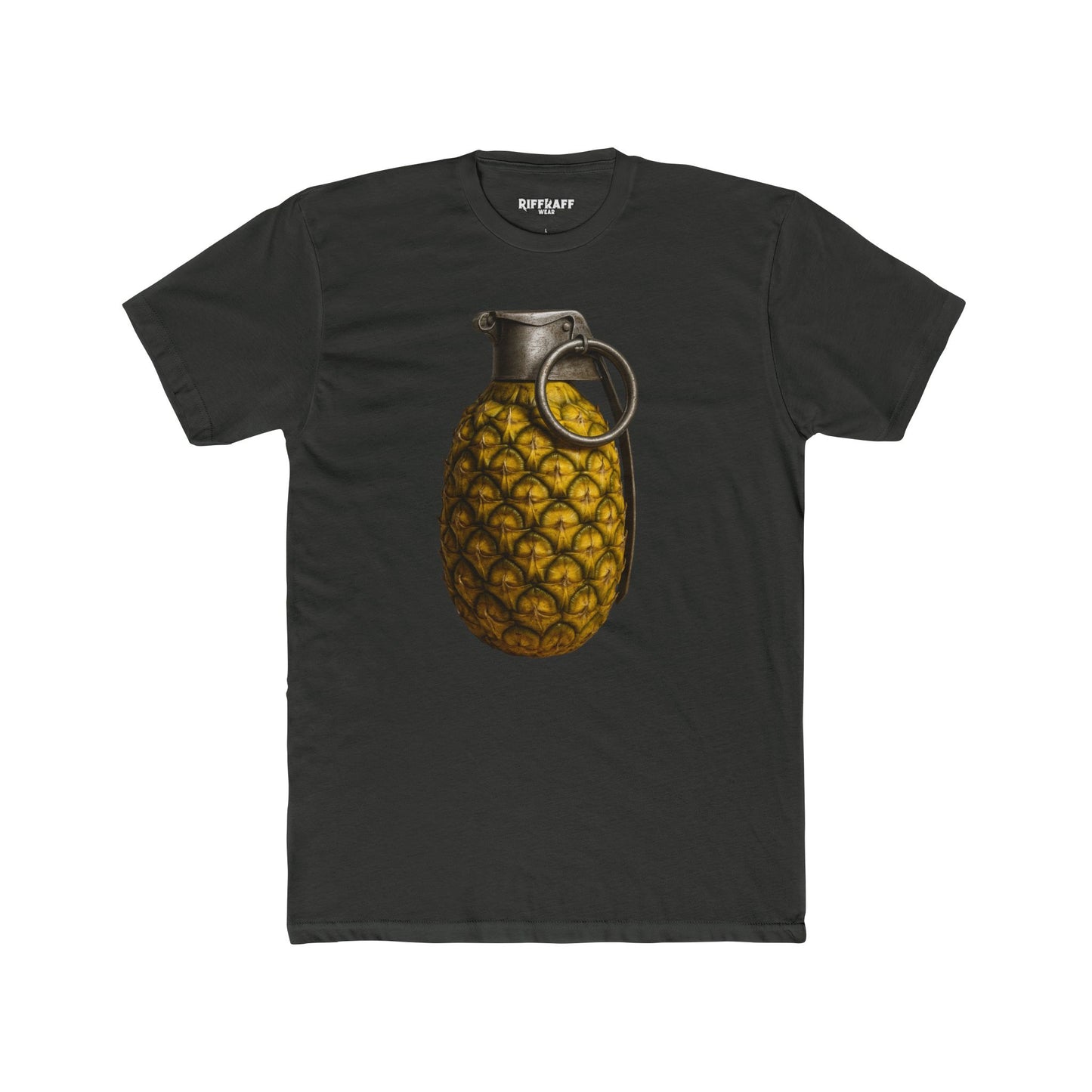 Unique Pineapple Grenade Unisex Cotton Crew Tee - Riff Raff Wear