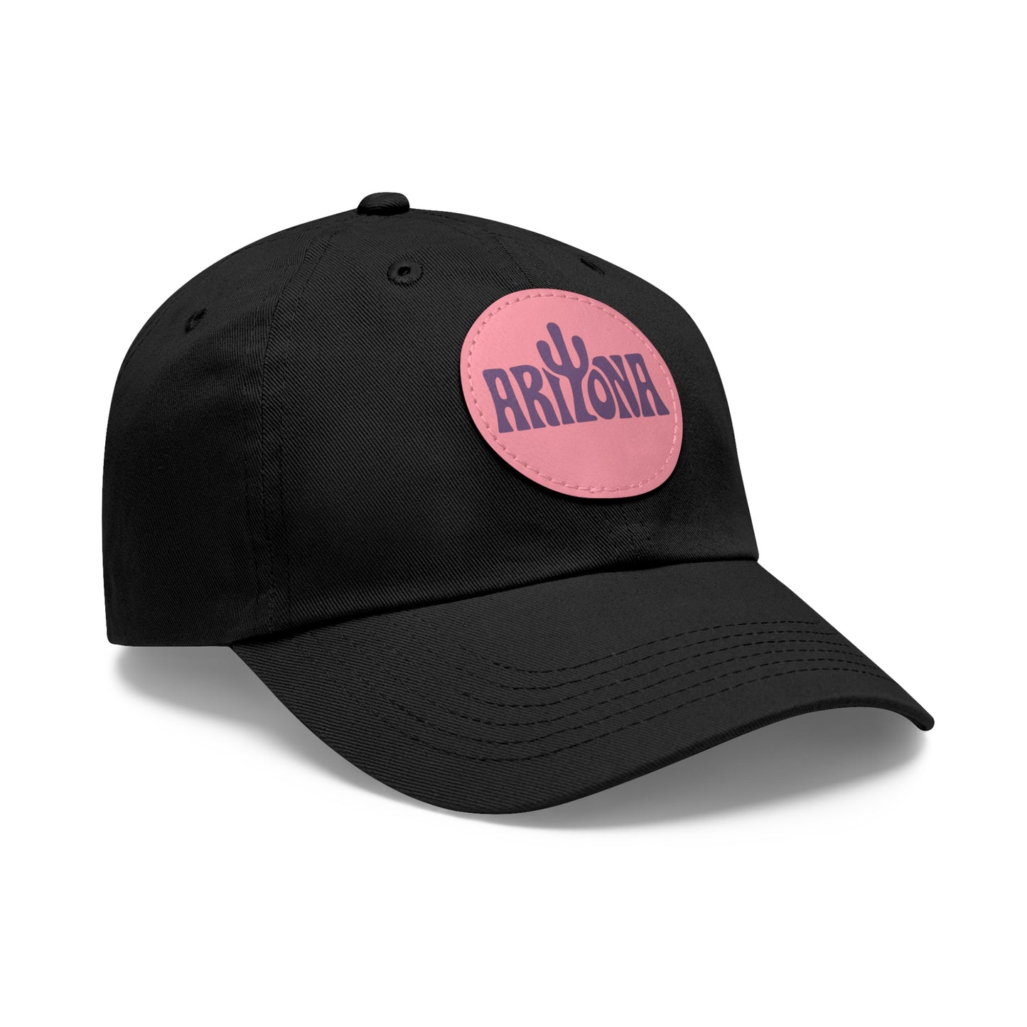 Arizona Dad Hat with Leather Patch - Casual & Stylish Cap