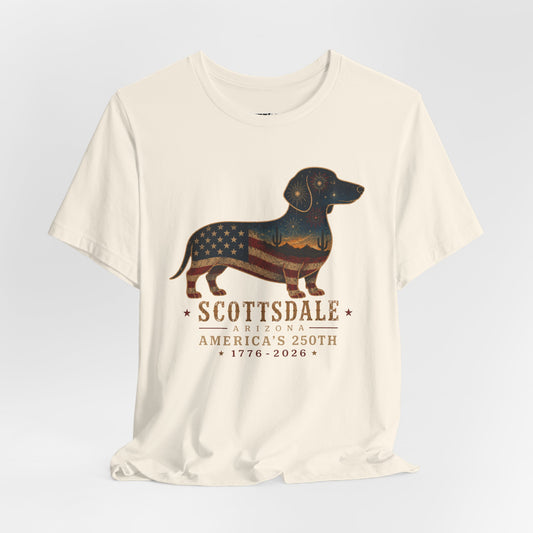Freedom Crew Dachshund T-Shirt – Patriotic Dachshund Flag Tee