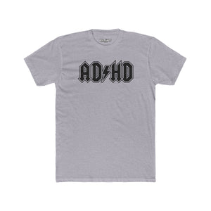 ADHD Unisex Cotton Crew Tee - Cool Graphic Tee for Casual Wear - Logo Pardoy Series - Riff Raff Wear