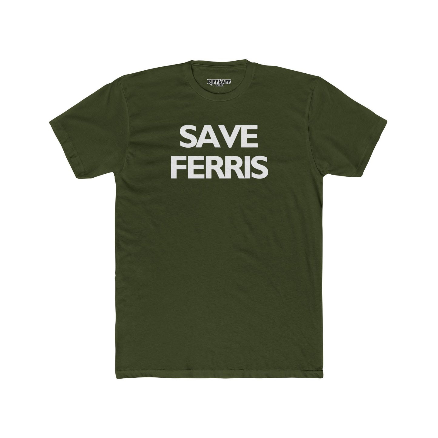 Vintage Style Save Ferris Unisex Cotton Crew Tee - Riff Raff Wear