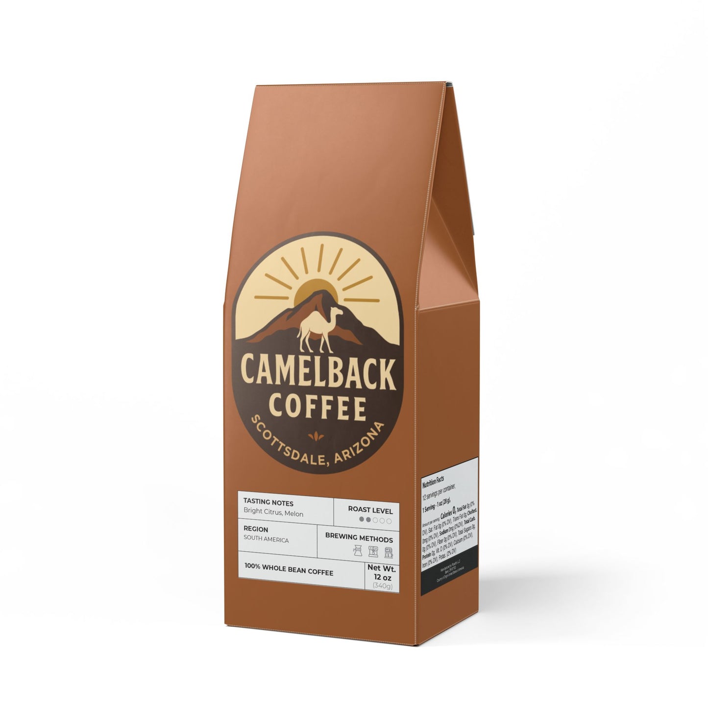 Camelback Coffee Colombia Single Origin Coffee (Light-Medium Roast)