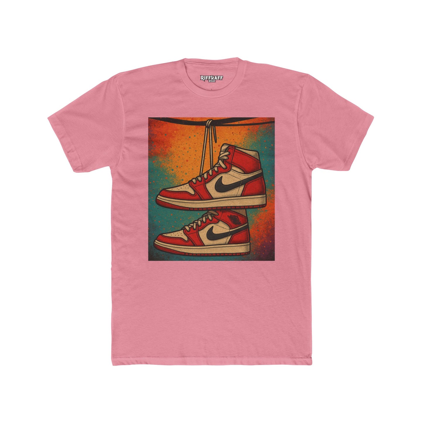 Urban Sneaker Art Tee, Vintage Streetwear, Unisex Graphic T-Shirt - Riff Raff Wear