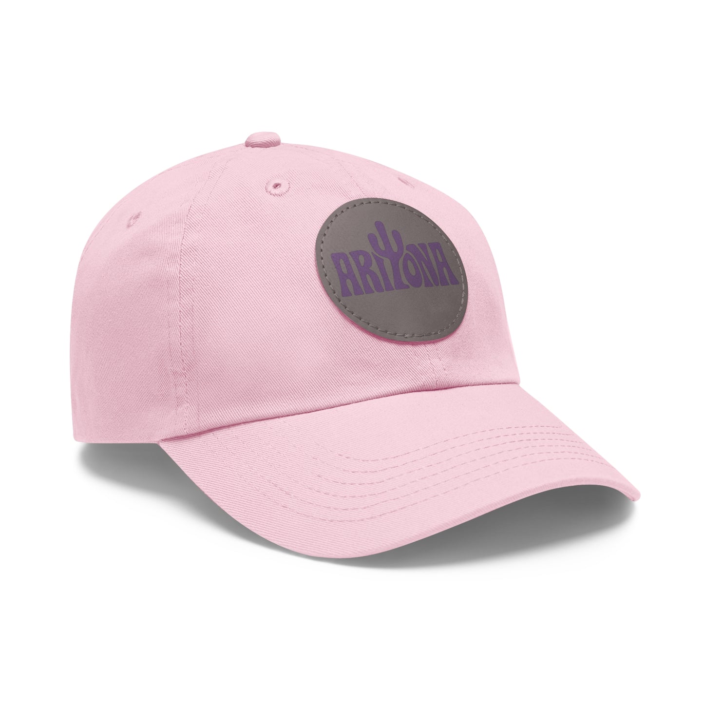 Arizona Dad Hat with Leather Patch - Casual & Stylish Cap