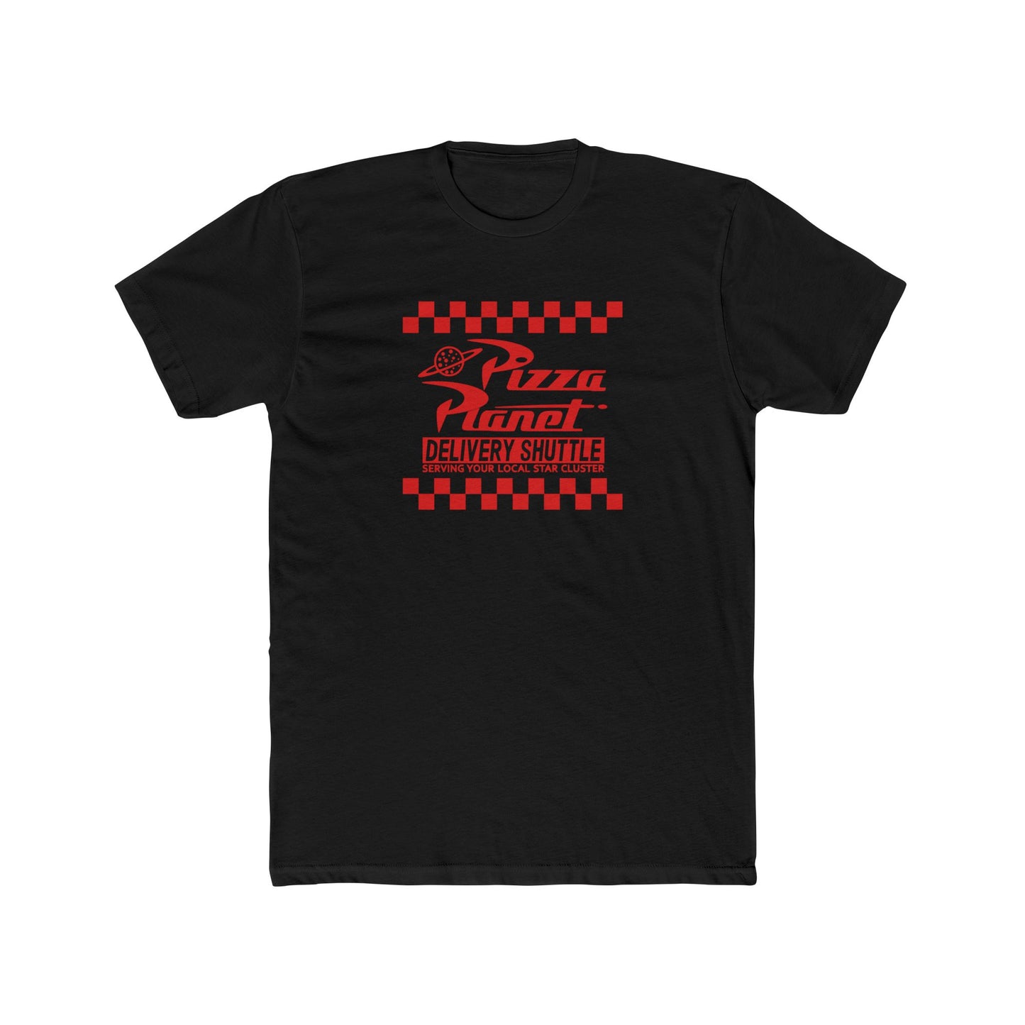 Pizza Planet Delivery Crew Tee - Unisex Cotton T-Shirt for Pizza Lovers - Riff Raff Wear