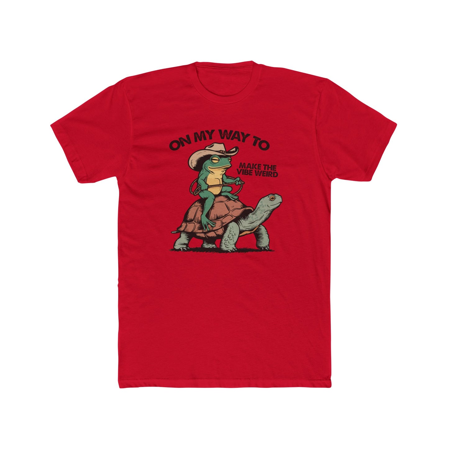 Whimsical Animal Graphic Tee, Playful T-Shirt, Unisex Cotton Crew, Funny Gift, Casual Wear, Riff Raff Wear