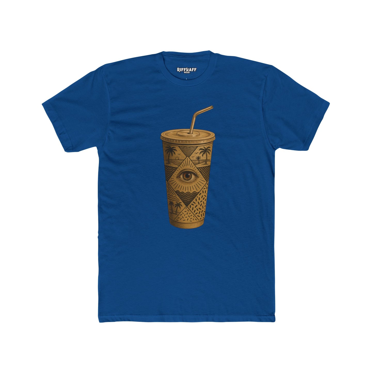 Cool Eye Graphic Unisex Cotton Crew Tee - Riff Raff Wear