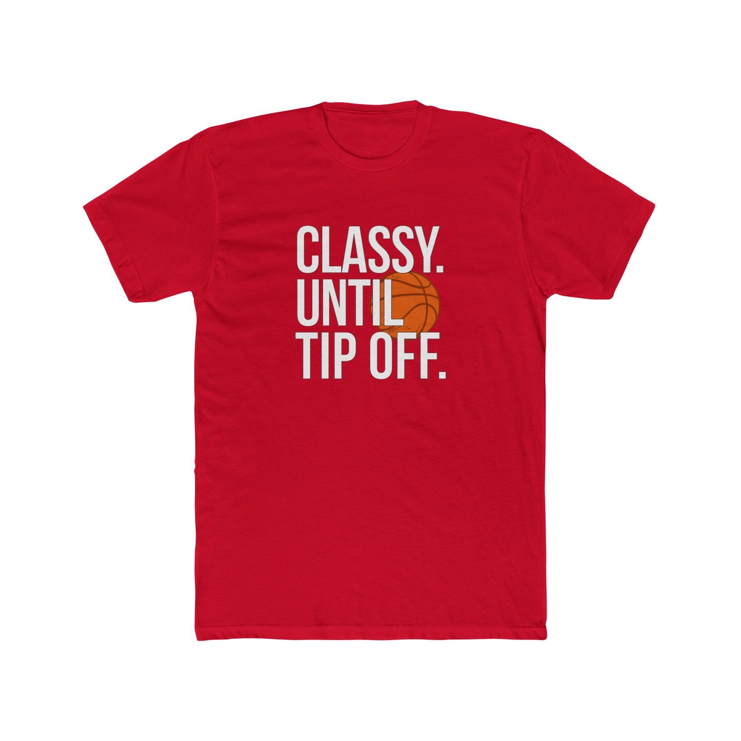 Stylish Basketball Tee - Perfect for Game Day, Sports Fans, and Casual Wear, Gift for Gym Lovers, Unisex Cotton Crew Tee