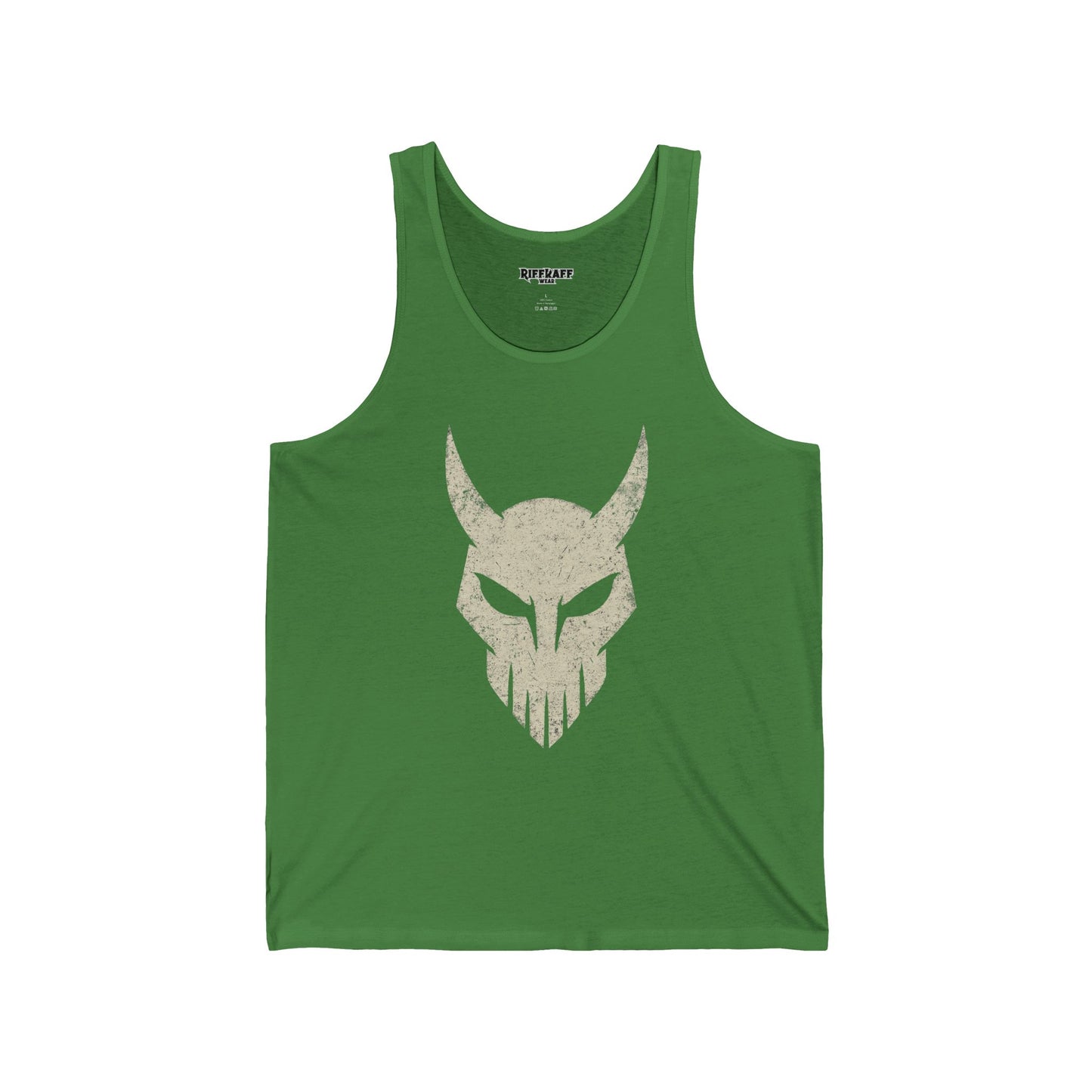 Unisex Jersey Tank with Bold Skull Design - Perfect for Casual Wear & Festivals - Riff Raff Wear