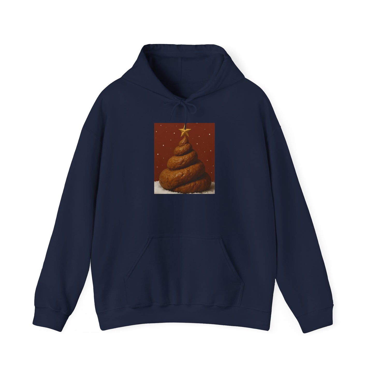 Funny Christmas Poop Tree Hoodie, Unisex Sweatshirt, Holiday Gift, Winter Fashion, Novelty Wear, Humorous Apparel - Riff Raff Wear