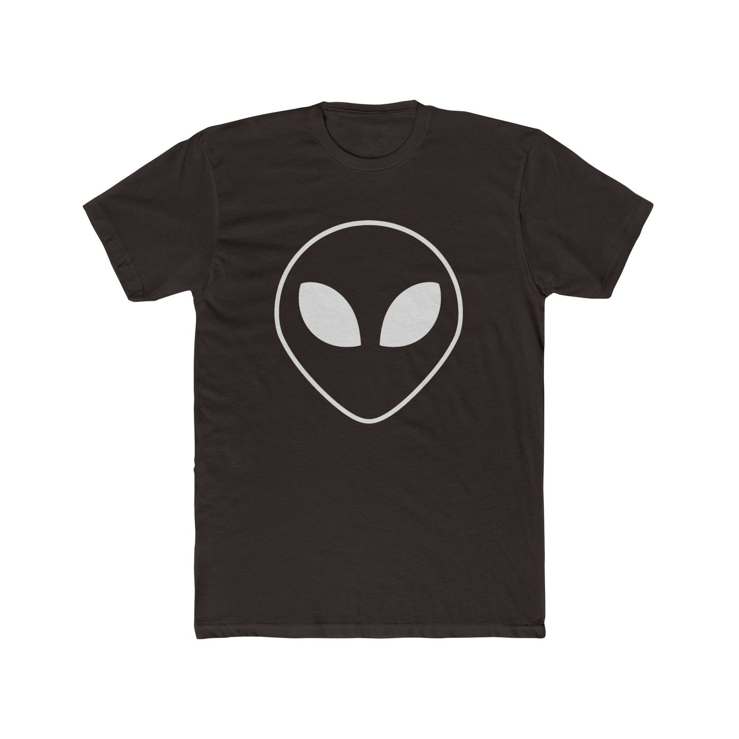 Alien Face Unisex Cotton Crew Tee - UFO Enthusiasts - Riff Raff Wear