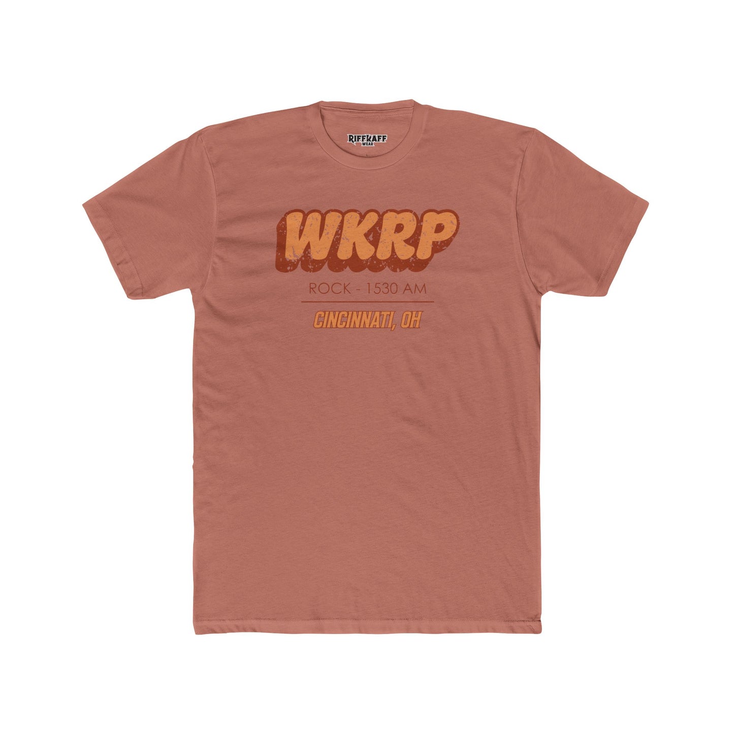 WKRP - Unisex Cotton Crew Tee Riff Raff Wear
