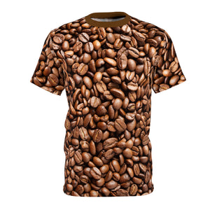 Coffee Beans Unisex Tee - Perfect for Coffee Lovers and Aficionados - Riff Raff Wear