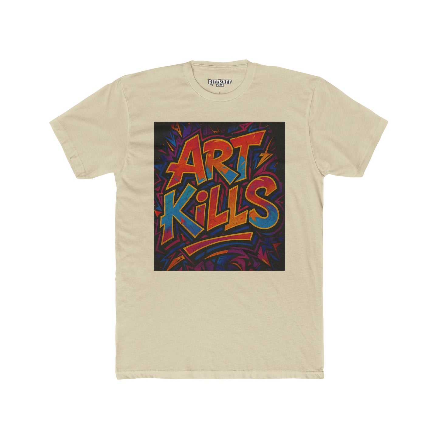 Art Kills Unisex Cotton Crew Tee - Creative Expression T-Shirt - Riff Raff Wear